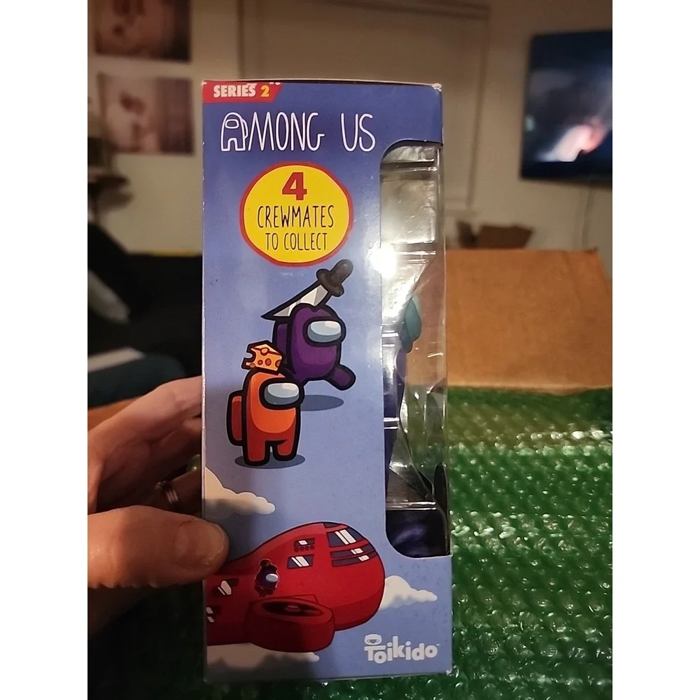 Among Us Purple Crewmate Action Figure Series 2, Walmart Exclusive, w/Mohawk‎